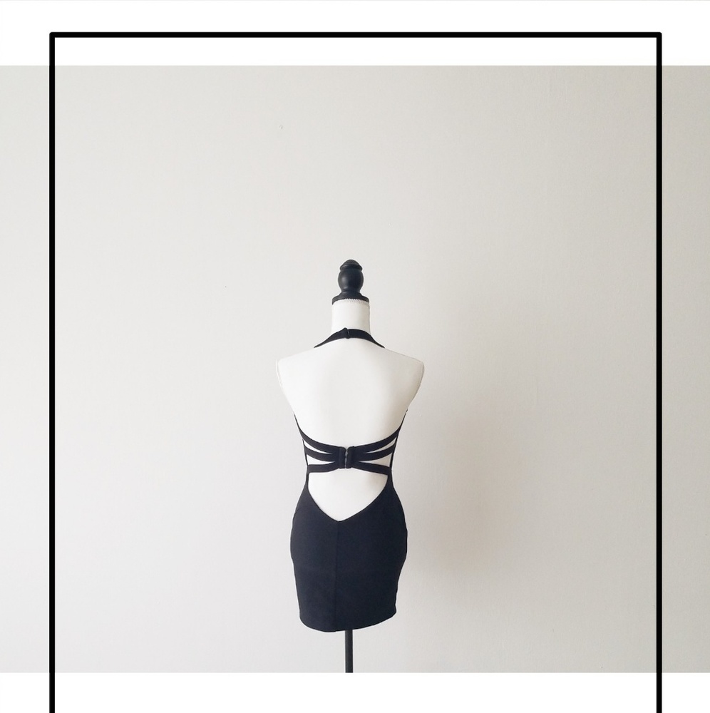 Open Back Bodycon Dress